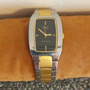 Casio Two-Tone Silver and Gold Watch